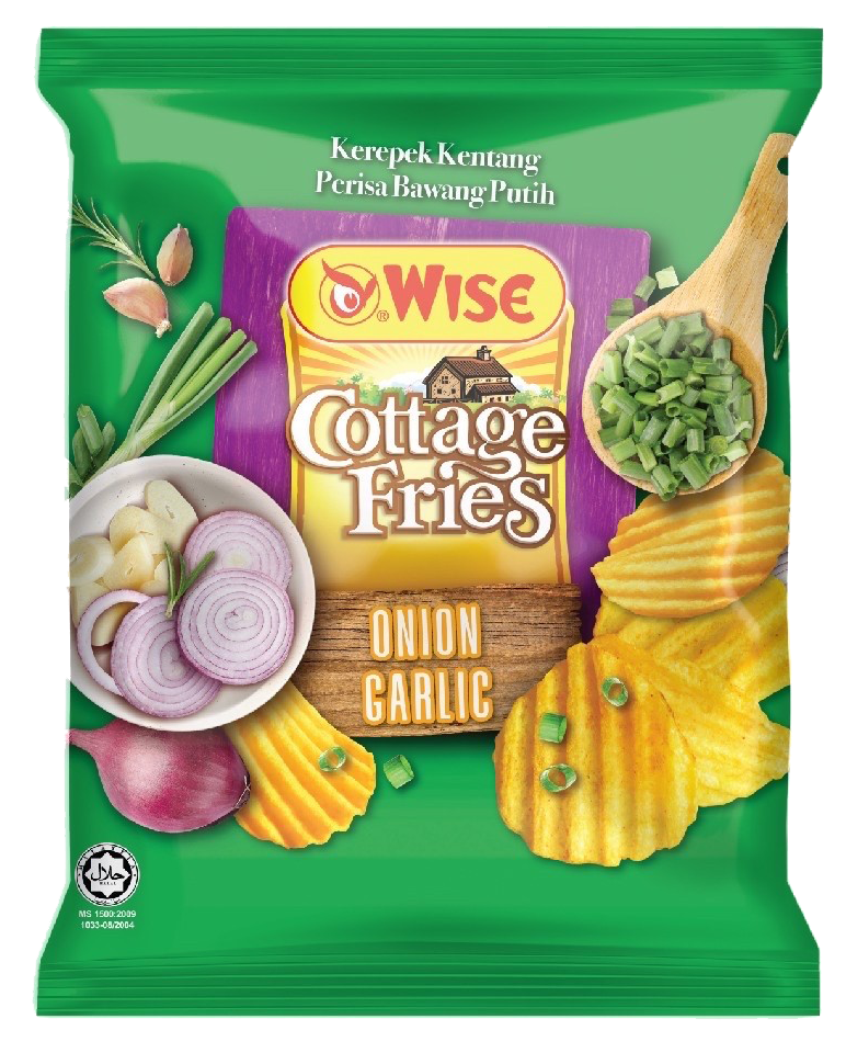 Wise Cottage Fries Onion Garlic 65g [0083]